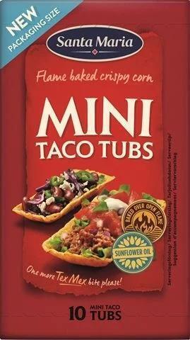 Santa Maria Mini Taco Tubs 10 Stuks 86g (86g)