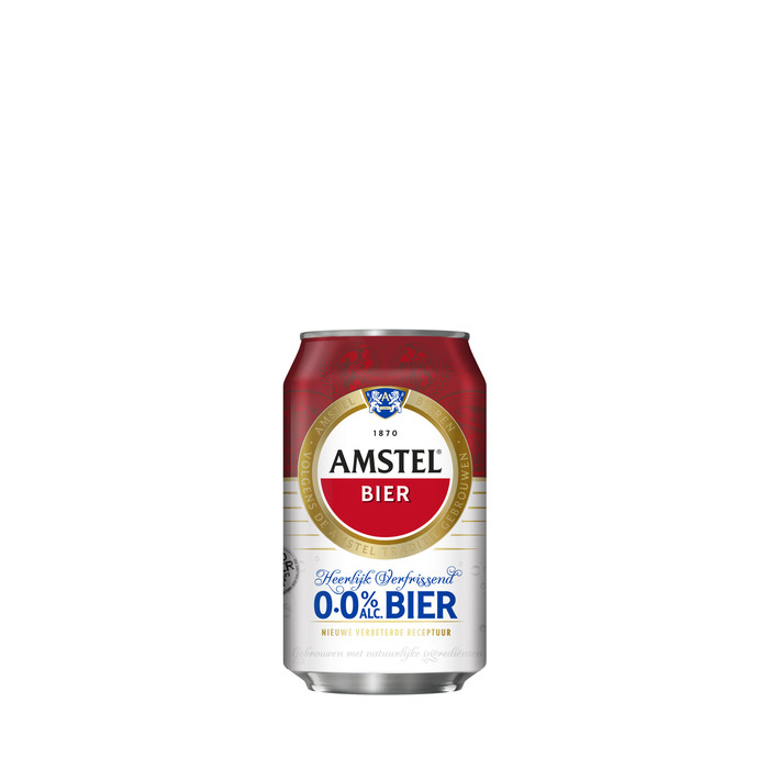 Amstel 0.0 Bier Blik 33 cl (6 × 33cl)