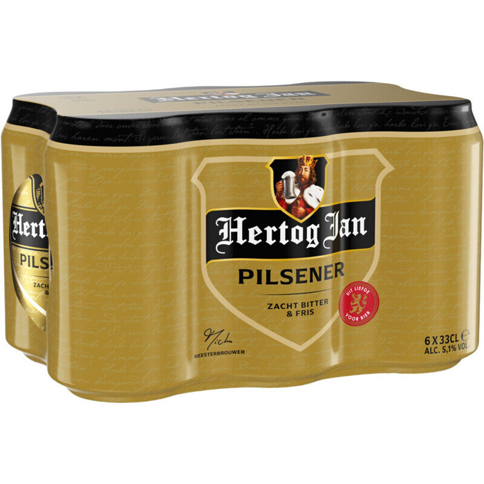 Hertog Jan Natuurzuiver bier (blik, 33cl)