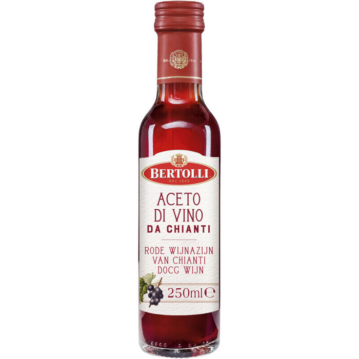 Bertolli Rode wijnazijn van Chianti Docg wijn 250 ml (250ml)