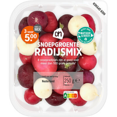 AH Snoepgroente radijsmix (250g)
