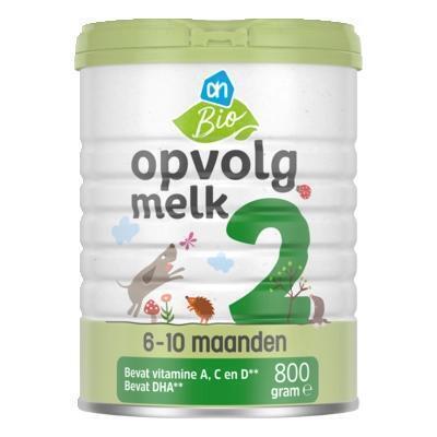 AH Biologisch Opvolgmelk standaard 2 (800g)