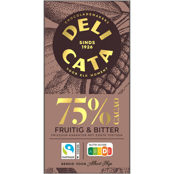 Puur chocolade 72% cacao (reep, 100g)