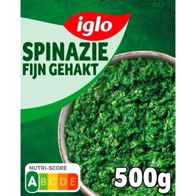 Iglo Spinazie fijn gehakt (Doos, 500g)