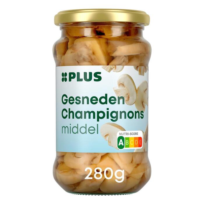 Champignons middel gesneden (Pot, 280g)