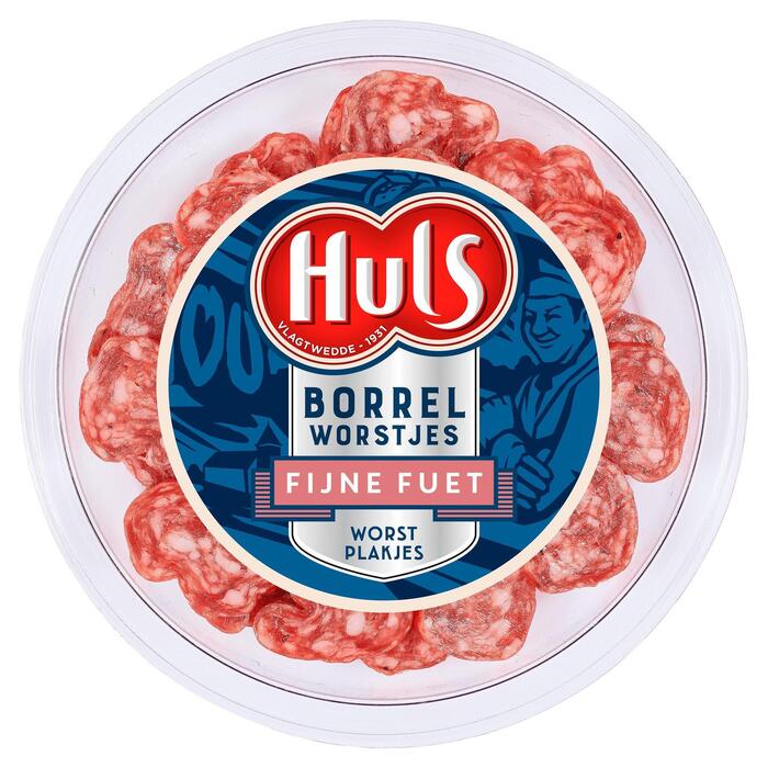 Huls Fijne Fuet Plakjes 90 g (90g)