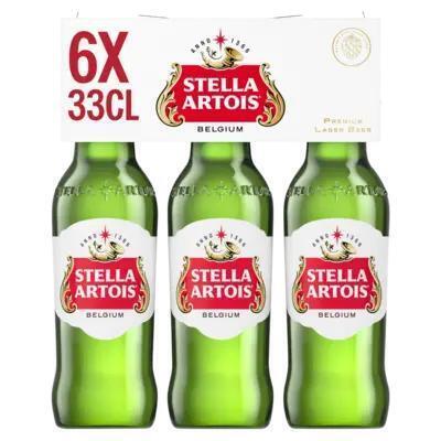 Stella Artois Belgium pils 6-pack (1.98L)
