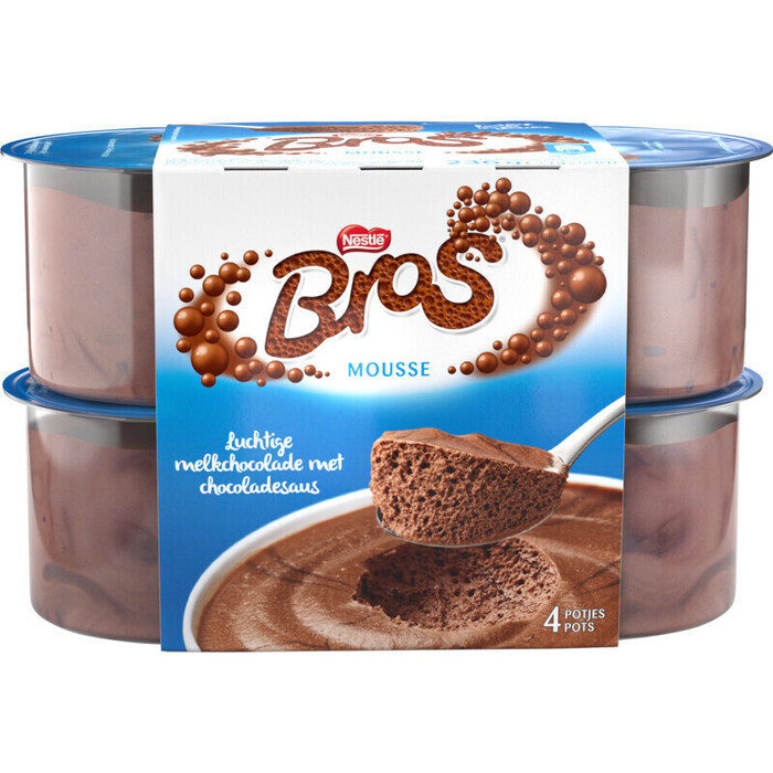 Melkchocolade Mousse (Set, 4 × 59g)