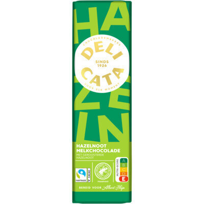 Delicata Reep melk-hazelnoot (100g)
