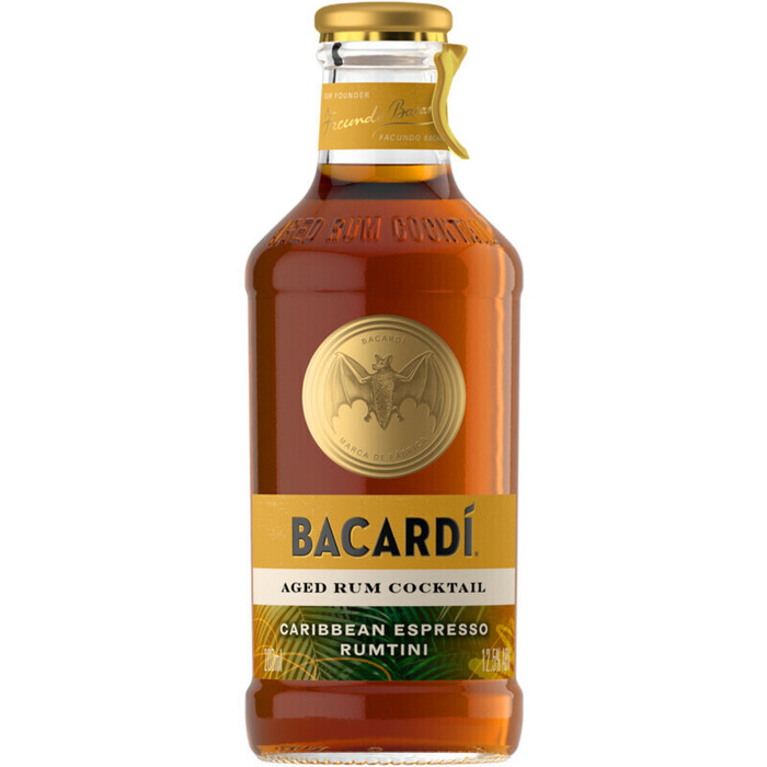 Bacardi Caribbean espresso rumtini (Fles, 200ml)
