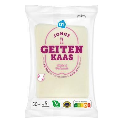 AH Jonge geitenkaas 50+ plakken (150g)