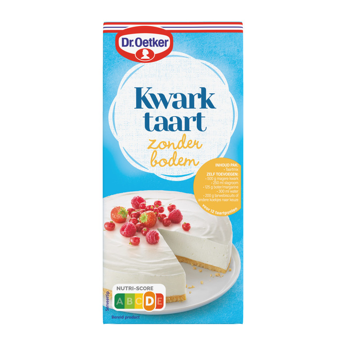 Dr. Oetker Kwarktaart naturel ZB 210 gram (210g)