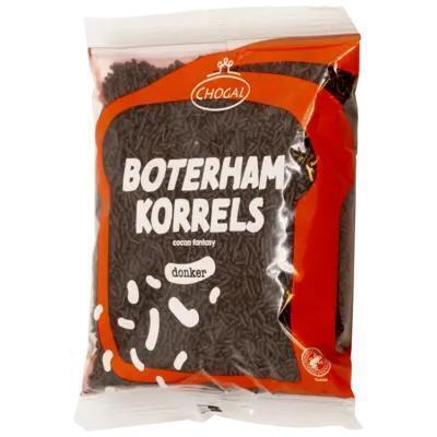 Boterhamkorrels donker (plastic, 300g)