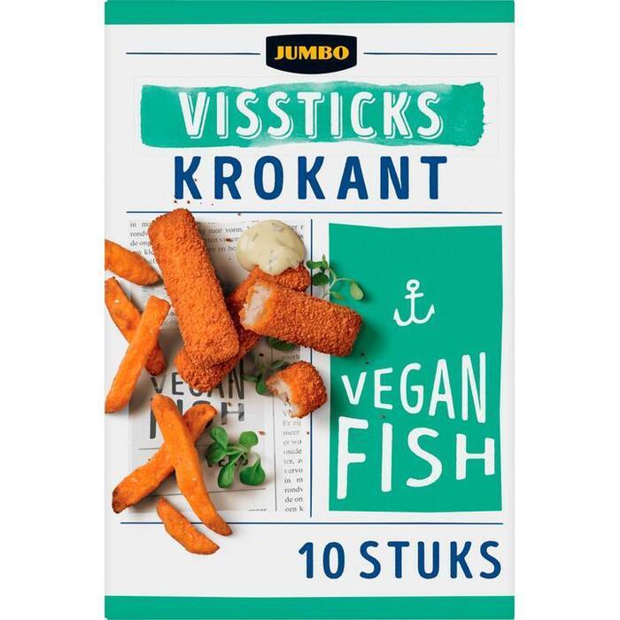 Jumbo Vegan Vissticks Krokant 10 Stuks (270g)