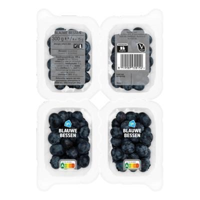 AH Blauwe bessen 4-pack (300g)