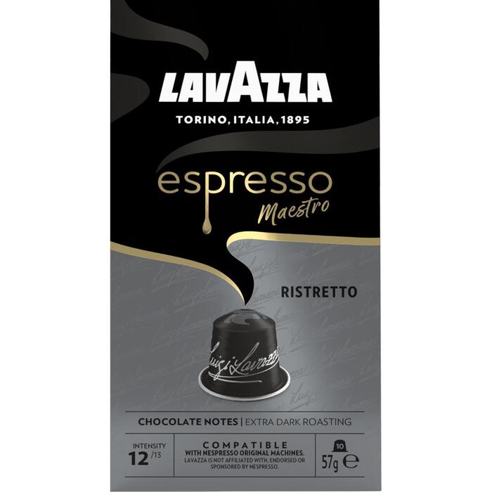 LAVAZZA Nespresso Capsules Alu Espresso Ristretto 55g (10 × 5.7g)