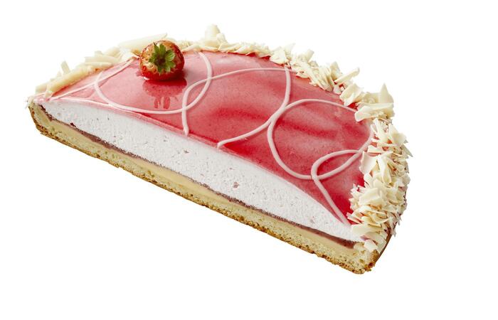 Aardbeienbavaroisevlaai half (blister)
