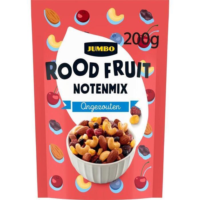 Jumbo Rood Fruit Notenmix Ongezouten 200g (200g)