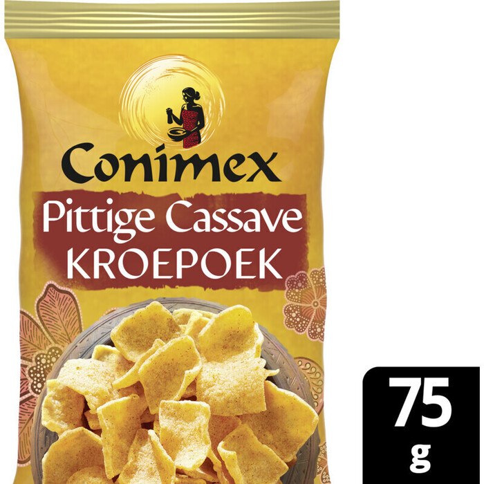Conimex Kroepoek Pittige Cassave 75 g (75g)