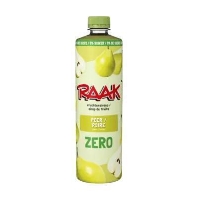 Raak Vruchtensiroop Peren Smaak 0,75 L (Fles, 0.75L)