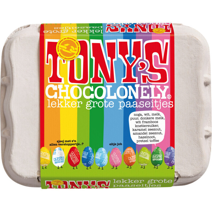 Tony's Chocolonely Paaseitjes assorti 150g (150g)