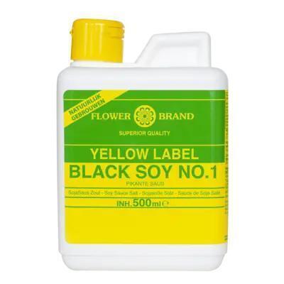 Flowerbrand Black soy sauce no. 1 (0.5L)