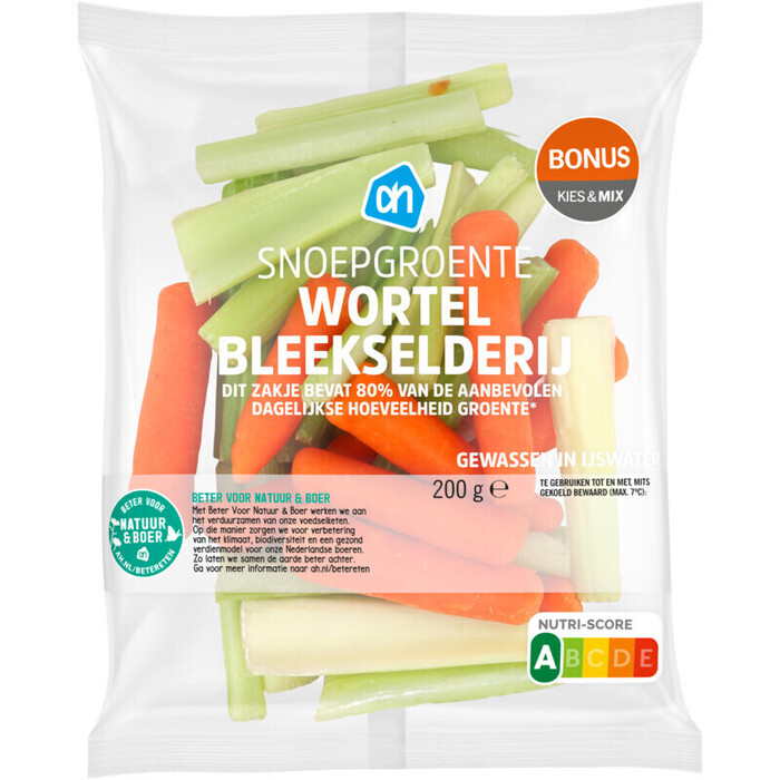 AH Snoepgroente wortel bleekselderij (200g)