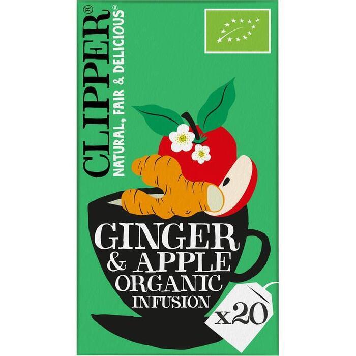 Clipper Ginger & Apple Organic Infusion 20 Stuks 40 g (40g)