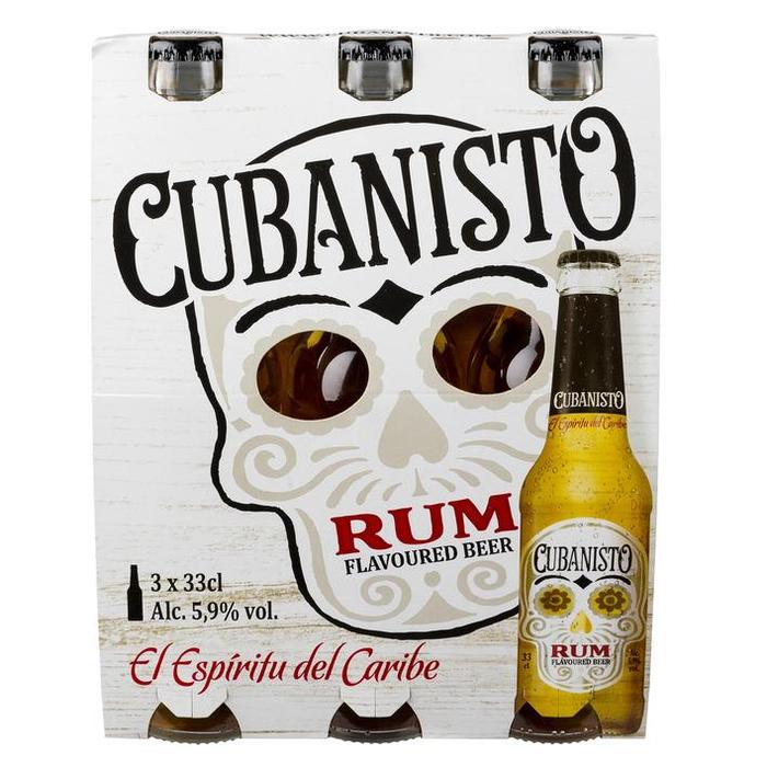 Cubanisto Rum flavoured beer (3 × 33cl)