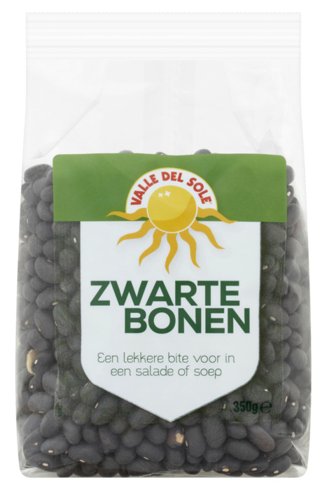 Valle del sole Zwarte bonen (350g)