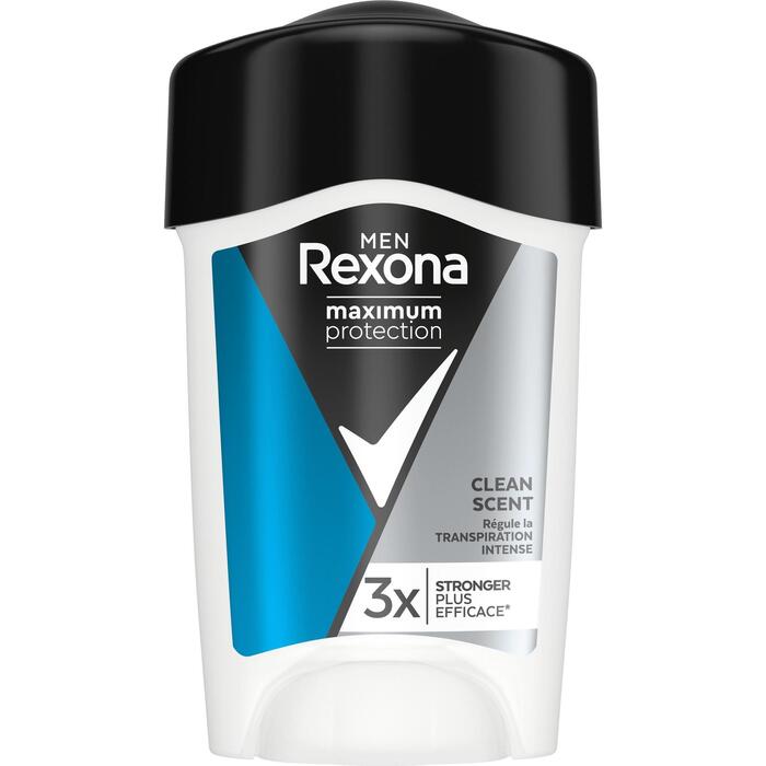 Rexona Deodorant Stick Men Maximum Protection Clean Scent 45ml (Bakje, 45ml)