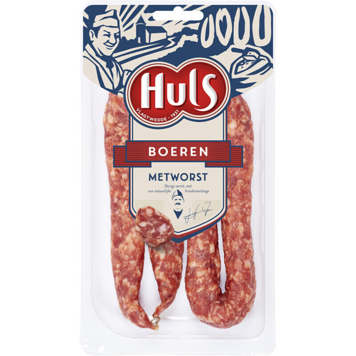 Huls Boerenmetworst (220g)