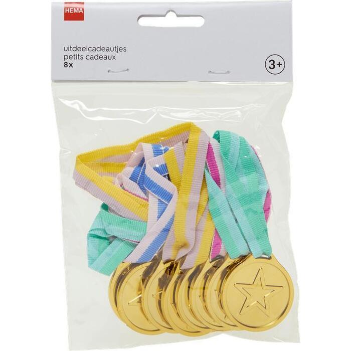 HEMA Medailles Kidsparty 8 Stuks