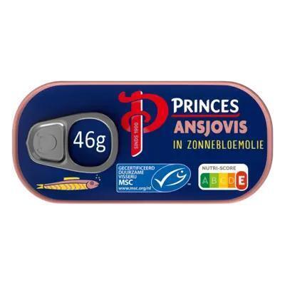 Princes Ansjovisfilets in zonnebloemolie (46g)