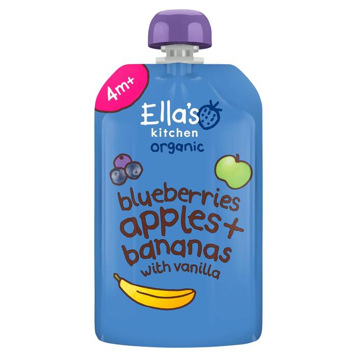 Ella's Kitchen Smoothie Blueberries apples + bananas 120 gram (Zak, 120g)