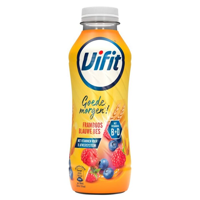 Goedemorgen drink framboos blauwe bes (Fles, 40cl)