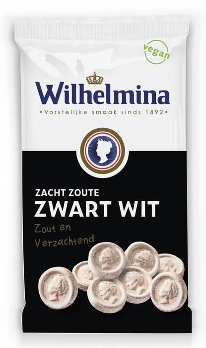 Wilhelmina Zwart Wit 3 x 39 g (Pak, 117g)