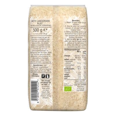 AH Biologisch Witte rijst (500g)