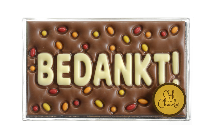 Chef du Chocolat Bedankt! 150 g (150g)