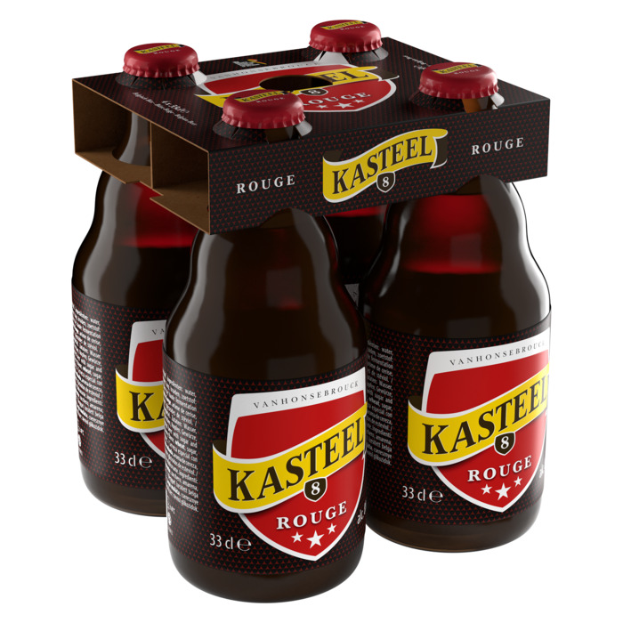 Kasteelbier Rouge 4x33cl. (1.32L)