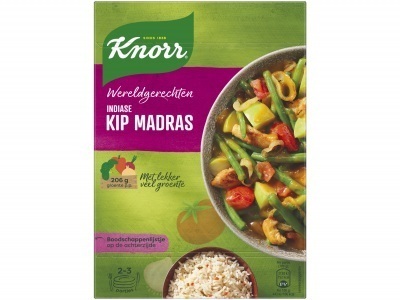 Wereldgerecht Kip madras (Doos, 325g)