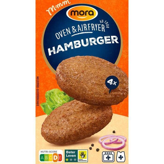 Mora Hamburger 4 x 90 g (4 × 90g)