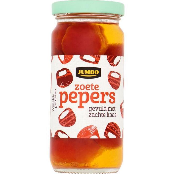 Jumbo Zoete Pepers Gevuld met Zachte Kaas 230 g (230g)