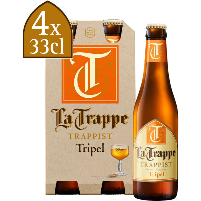 La Trappe Trappist tripel 4-pack (4 × 33cl)