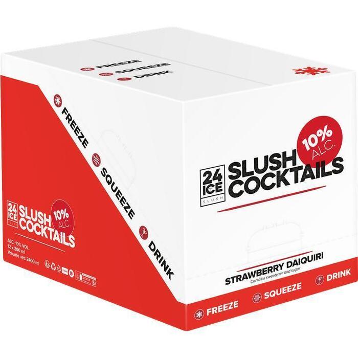 24ICE Slush Cocktail Strawberry Daiquiri 200ML (200ml)