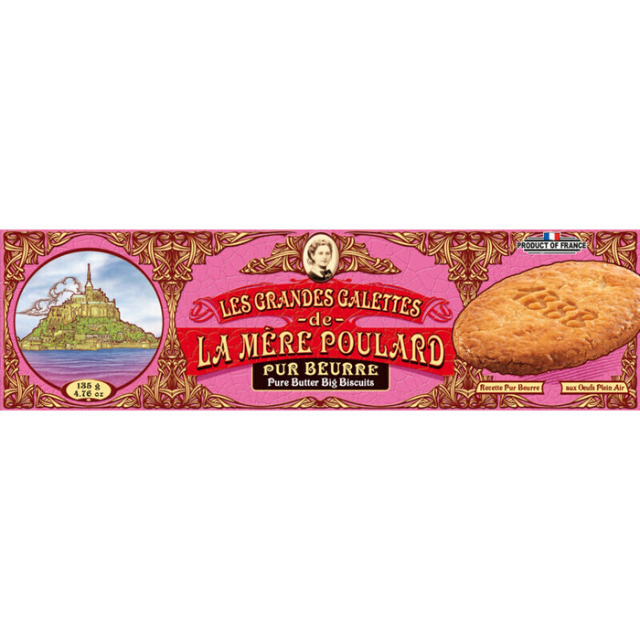 La Mere Poulard Pure butter big biscuits (135g)