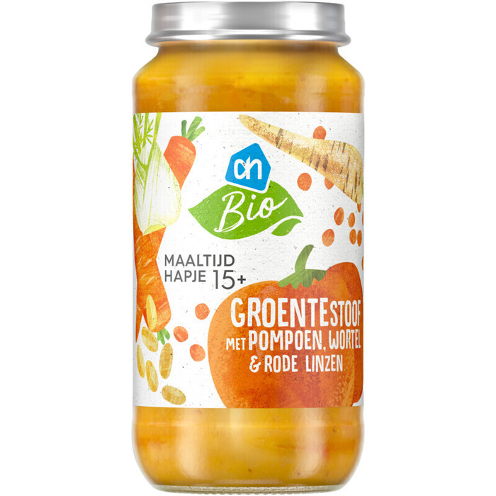 AH Biologisch Maaltijdhapje groentestoof pompoen 15+ (250g)
