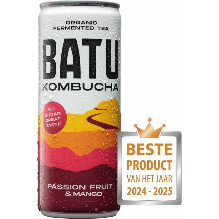 Batu Kombucha passion fruit & hop (250ml)