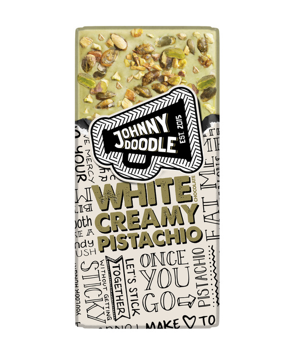 Johnny Doodle White Chocolate Creamy Pistachio 150 g (150g)