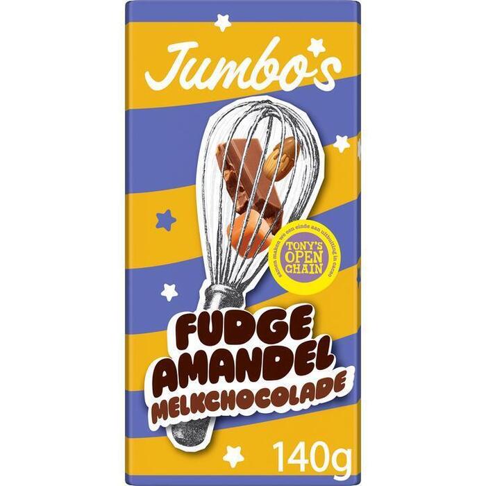 Jumbo's Melkchocolade Fudge Amandel 140 g (140g)